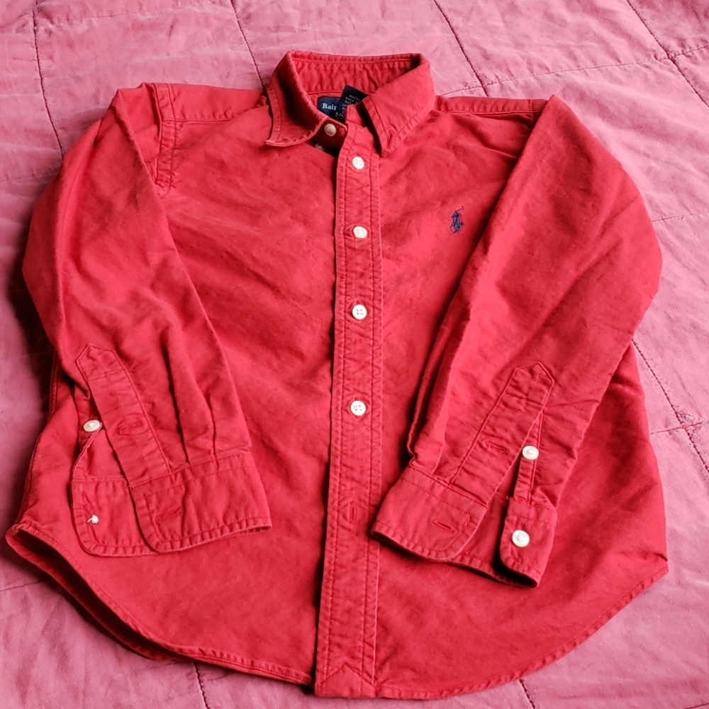 Boys Ralph Lauren button down shirt